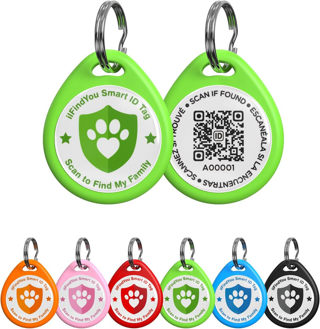Cat Tags Personalized Small, QR Code Cat Name Tags for Kitten Collar, Scan Location Alerts, Pink S - Image 10