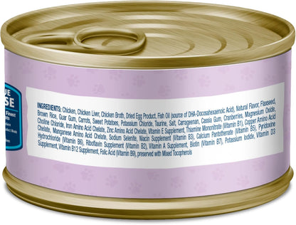 Blue Buffalo Baby Blue Chicken Recipe wet cat food texture and pate
