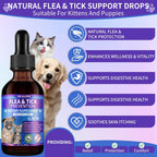 Oral flea treatment for cats and dogs with dropper applicator shown clearly.