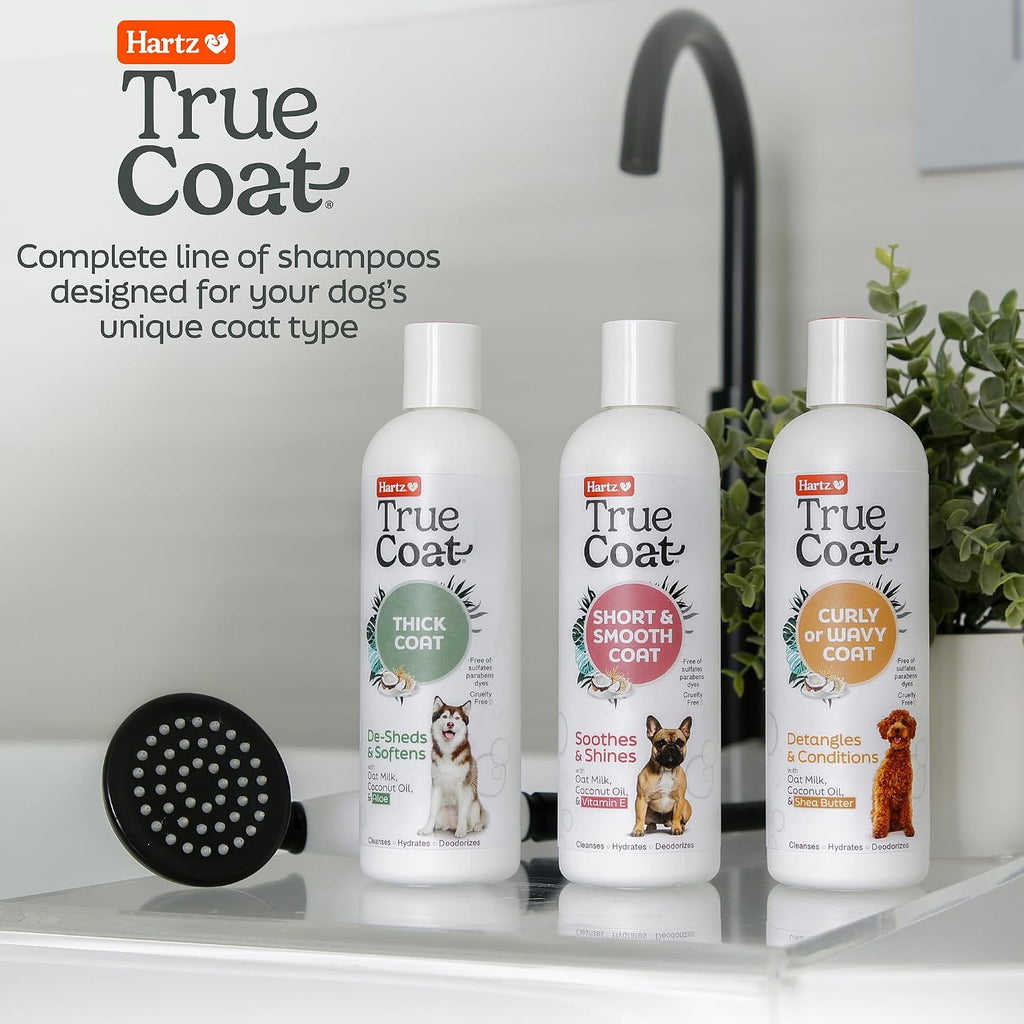 Hartz True Coat 16 ounce bottle for curly or wavy pet hair