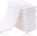 Cute Castle 12 pack muslin burp cloths front view