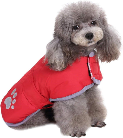 Queenmore Cold Weather Dog Coats Loft Reversible Winter Fleece Dog Vest Waterproof Pet Jacket Available in Extra Small, Small, Medium, Large Extra Large Sizes - Image 12