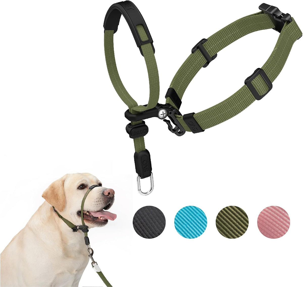 SVD.PET dog headcollar packaging and contents