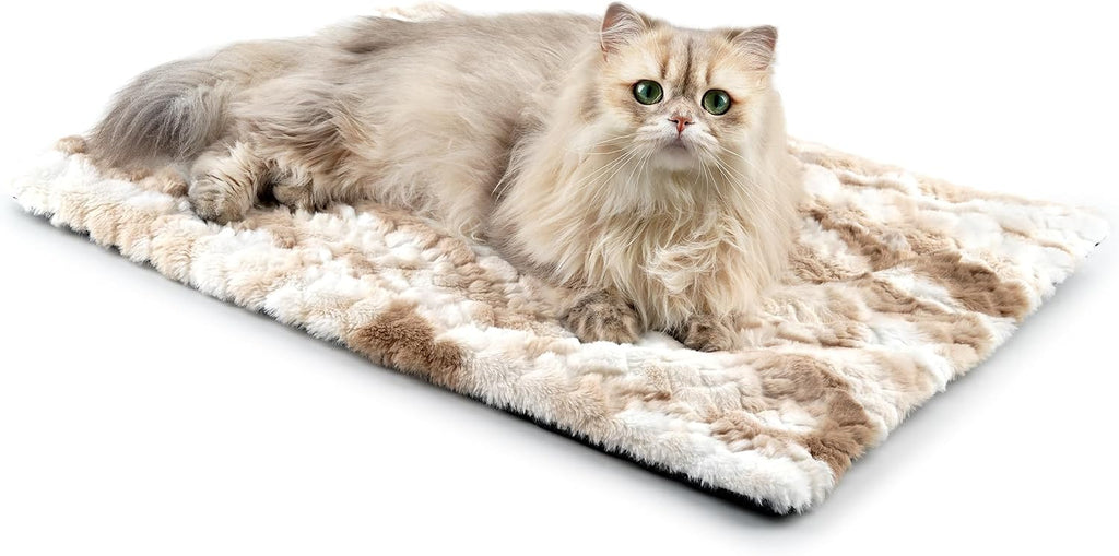 Self Warming Cat Bed, 24" x 18" Ultra Soft Cat Dog Pet Heating Pad for Indoor Outdoor, Non-Slip Heated Cat Mat Thermal Blanket - Image 9