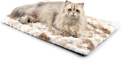 Self Warming Cat Bed, 24" x 18" Ultra Soft Cat Dog Pet Heating Pad for Indoor Outdoor, Non-Slip Heated Cat Mat Thermal Blanket - Image 9
