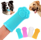 Dlnope dog finger toothbrush 4-pack set for pet dental care