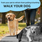 Black stainless steel dog pinch collar with quick release buckle close up