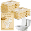 RAINFLOW disposable flushable toilet seat covers front view pack of ten travel hygiene essential