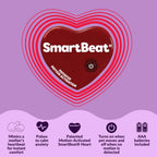 Calming sleep aid plush for kittens with real feel pulsing heartbeat device
