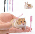 Generic hamster grooming combs four pack front view for small pet coat care