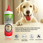 Parker And Bailey Pet Stain And Odor Eliminator sixteen fluid ounces container profile