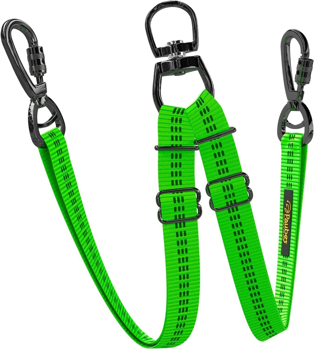 Double Dog Leash - Adjustable Length Long Leash for Dog Training - Dual Reflective Dog Leash with Non-Tangle Design - Heavy Duty Nylon and Metal Buckles - Ideal - Image 13