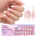 Canvalite French Tip Press On Nails front view packaging