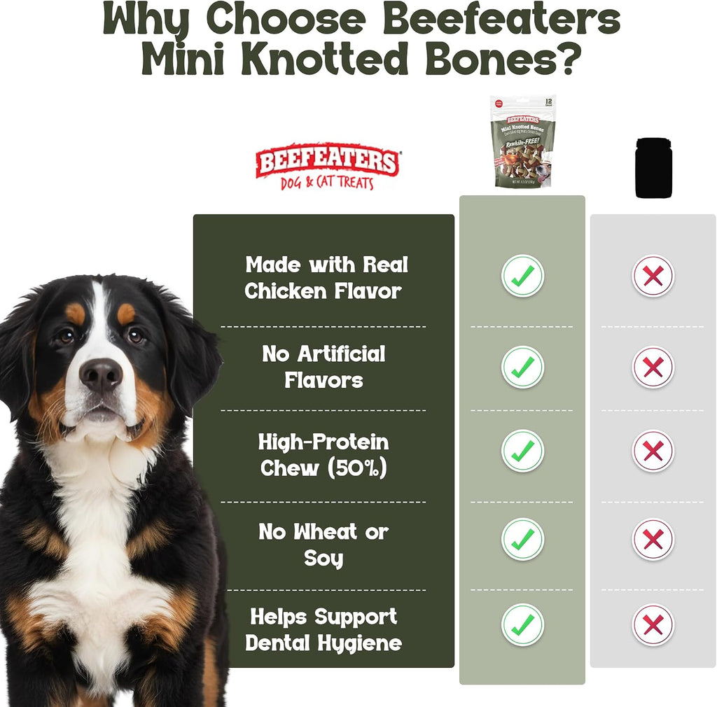 Beefeaters 12 count mini bone dental care benefits