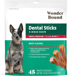 Healthy dog smiling with clean teeth after using dental treat