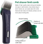 BESTBOMG pet clipper guards suitable for grooming dogs cats and horse coats safely