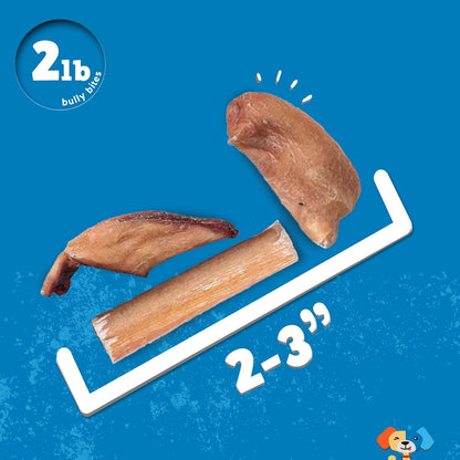 One to three inch premium small dog chews for puppies