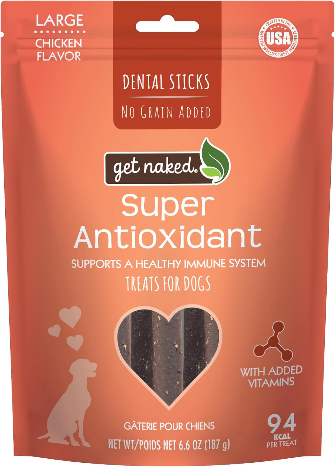 Get Naked USA manufactured natural dog dental treats product overview