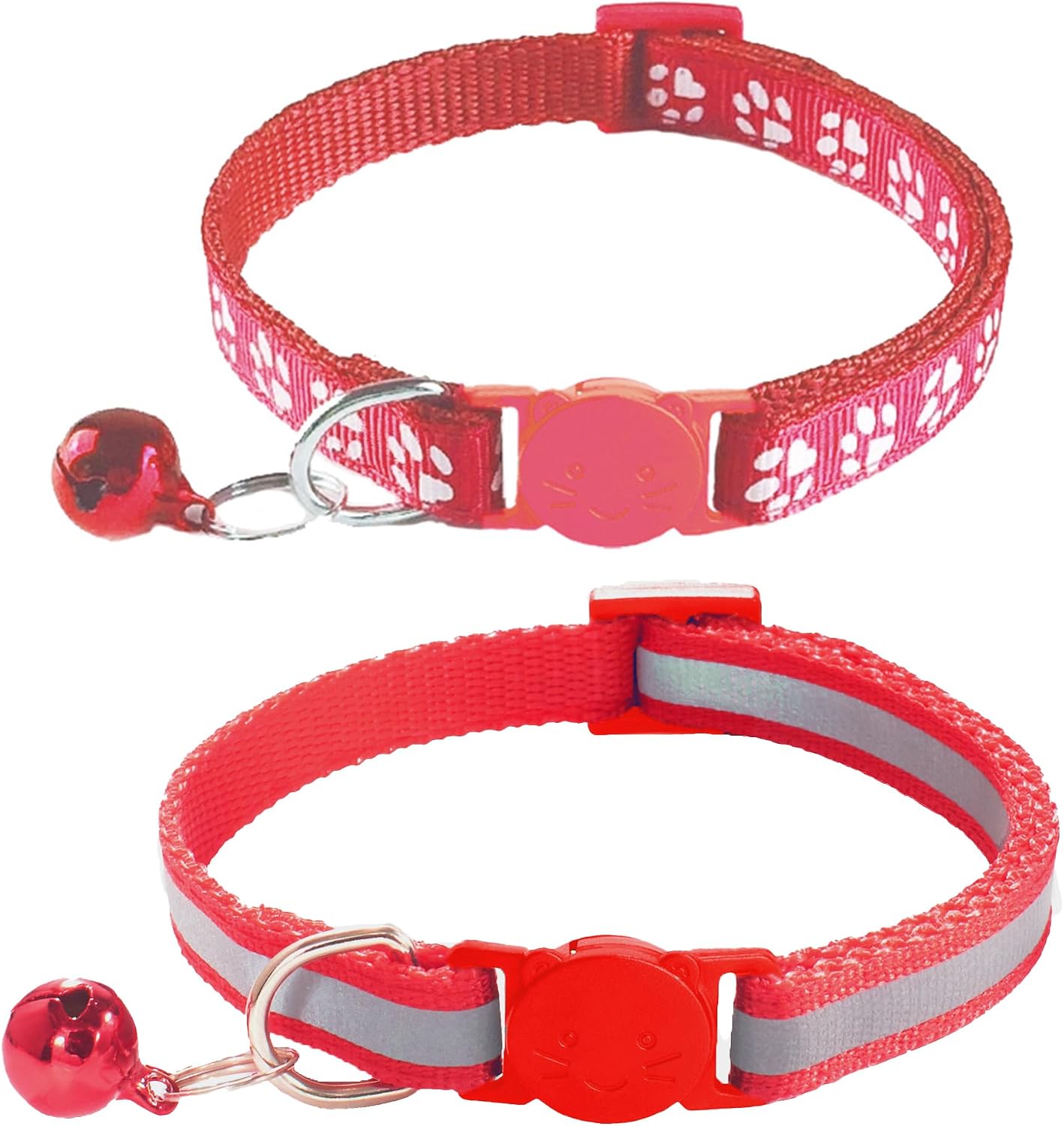 Zulinlong claw print pattern cat collar detailing the smooth stitched edges for skin comfort