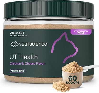 VetriScience UT Health Chews, UT Strength Cranberry and D-Mannose Bladder & Urinary Tract Supplement for Cats, With Bromelain and Probiotics, Chicken, 60 Count - Image 10