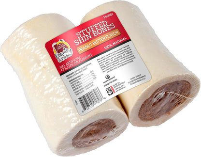Country Kitchen Stuffed Beef Hoof Peanut Butter Flavor Dog Treat, 100% Natural, Long Lasting, 2 Pack - Image 14