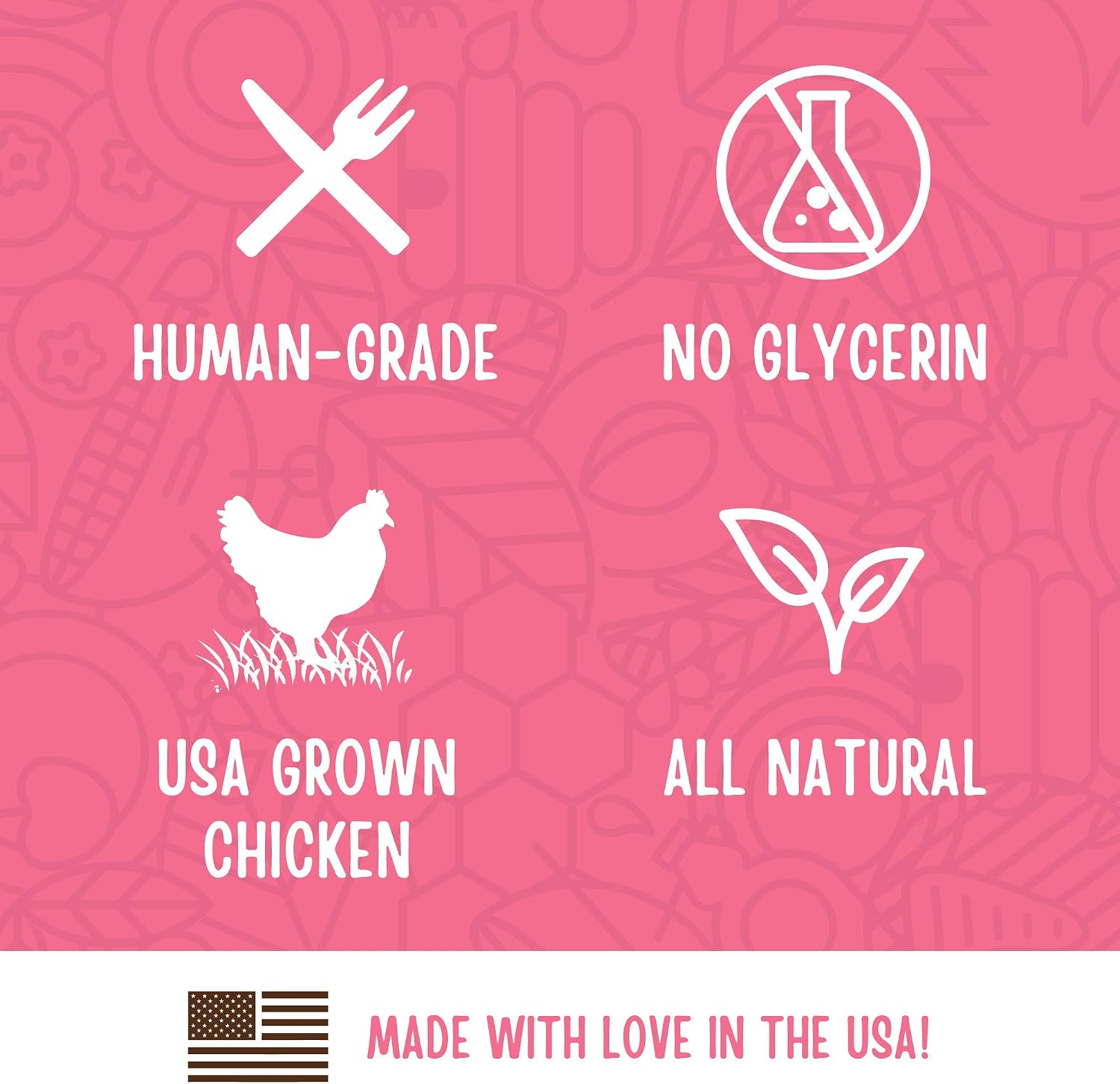 Full Moon premium USA made chicken strips for pet health