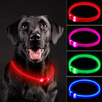 NOVKIN LED Dog Collar, Cut-to-Fit Light Up Dog Collar for Night Walking, IP67 Waterproof USB Rechargeable Glowing Pet Collar, High Visibility Super Bright Safety Lights for S/M/L Dogs(Blue) - Image 8