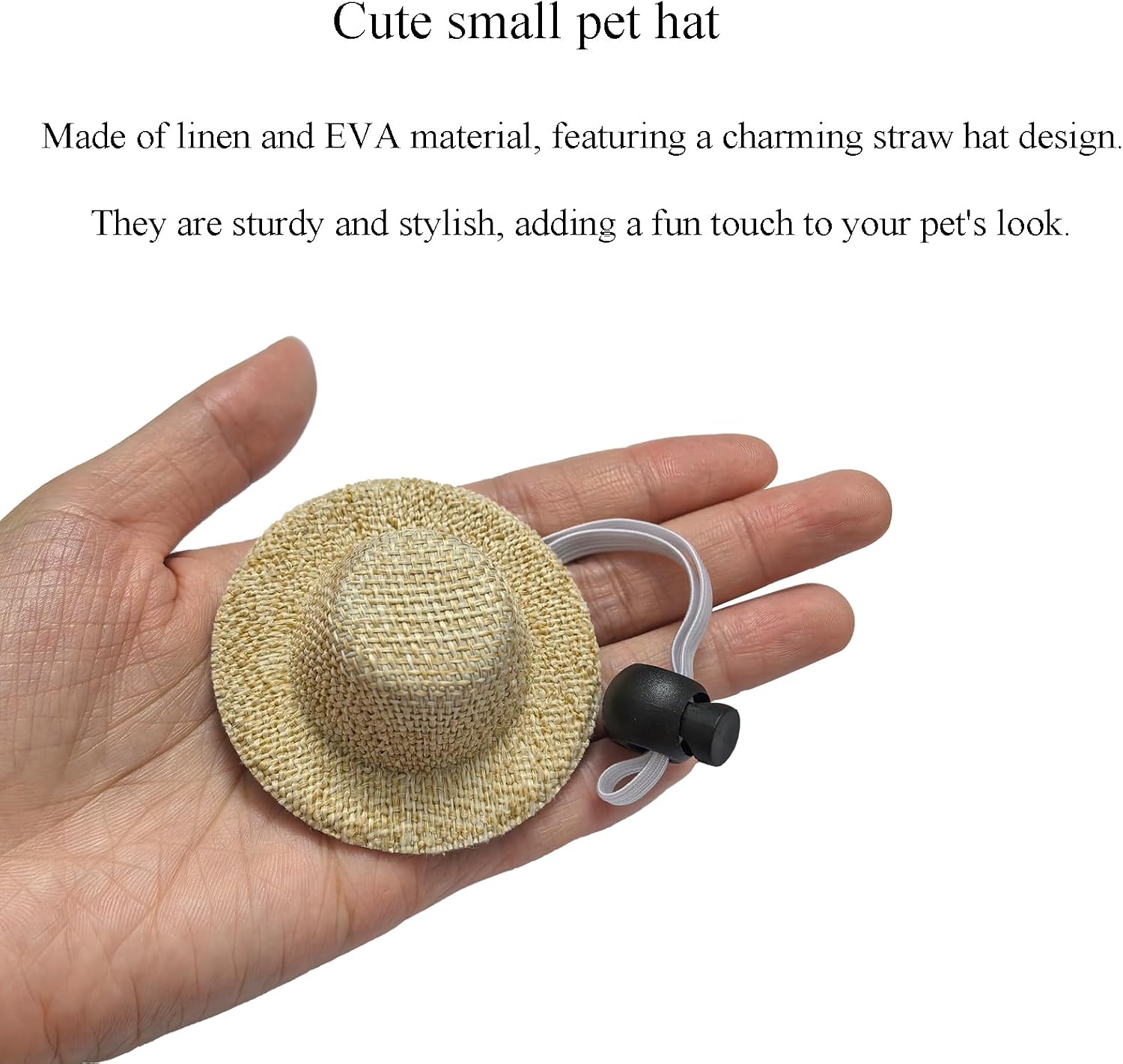 LXLVOUEG adjustable tiny chicken hat packaging contents view.