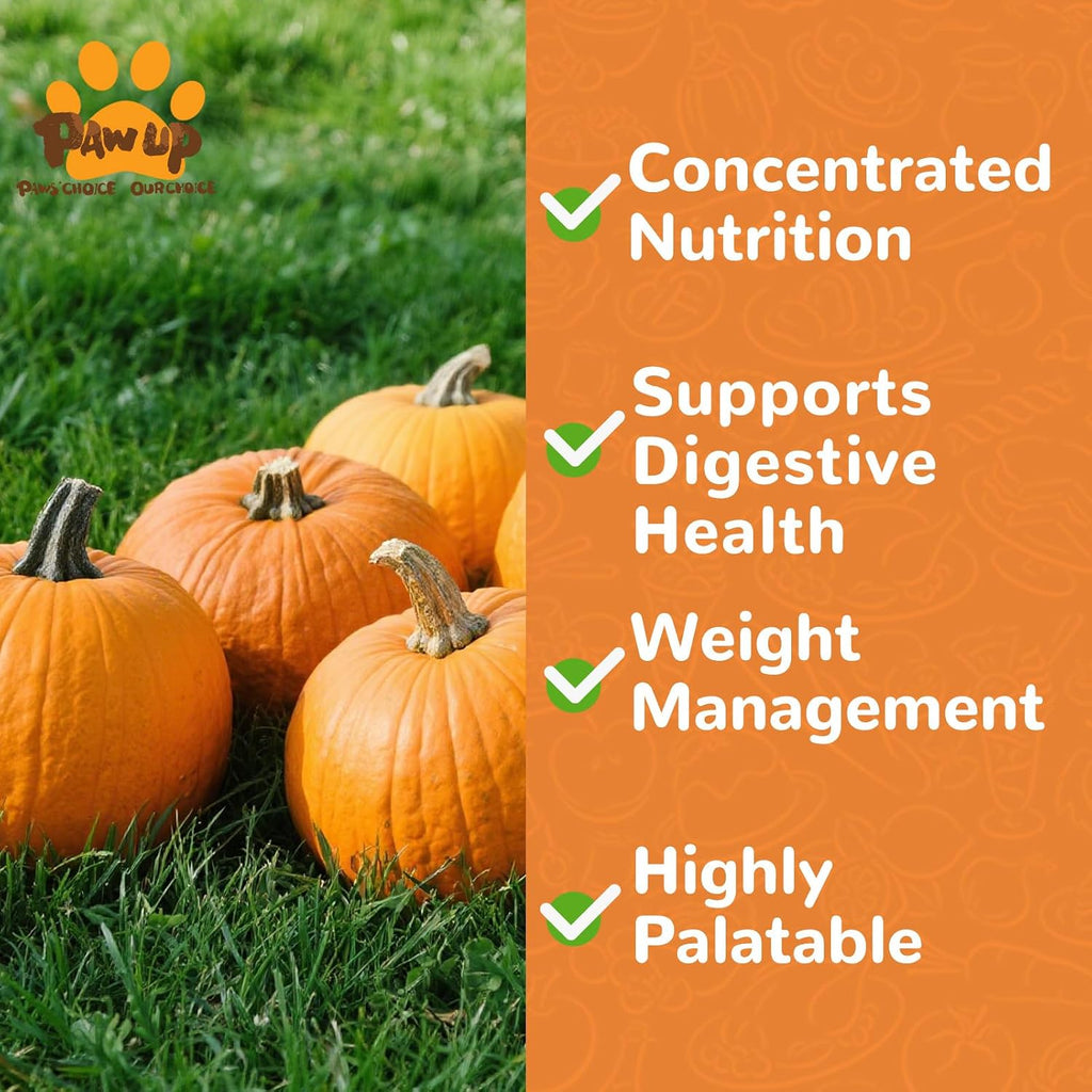PAWUP Freeze Dried Pumpkin Treats for Dogs & Cats - Single Ingredient High Fiber Dog Food Topper for Digestion & Gut Health, Natural Pet Snacks for Sensitive Stomachs, 1.58 oz - Image 3