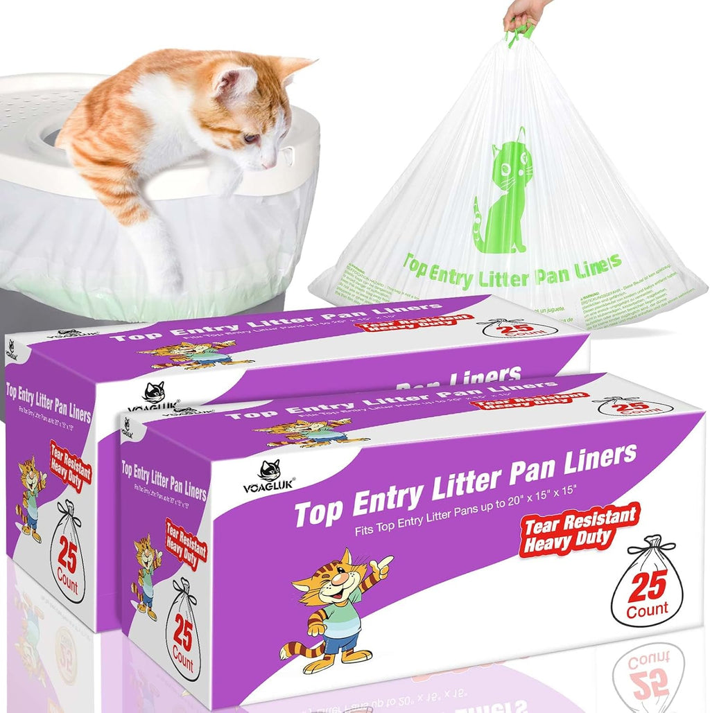 VoagLuk imported pet care litter box liner bag size comparison