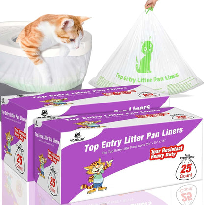 VoagLuk imported pet care litter box liner bag size comparison