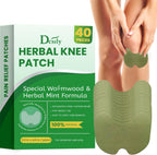 Dcsily Herbal Knee Patches box front view showing 40 count pain relief patches packaging.