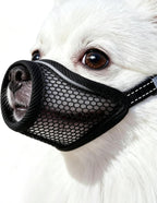 MoiiLavin soft mesh dog muzzle for small dogs front view