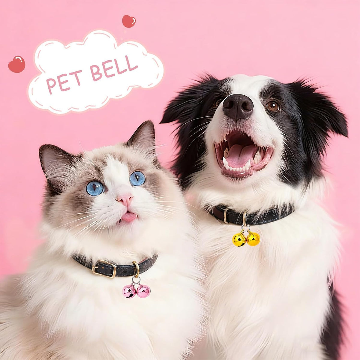 Six pack of Petknows training bells for cat and dog