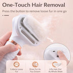 Libstp grooming brush showing water tank for steam functionality
