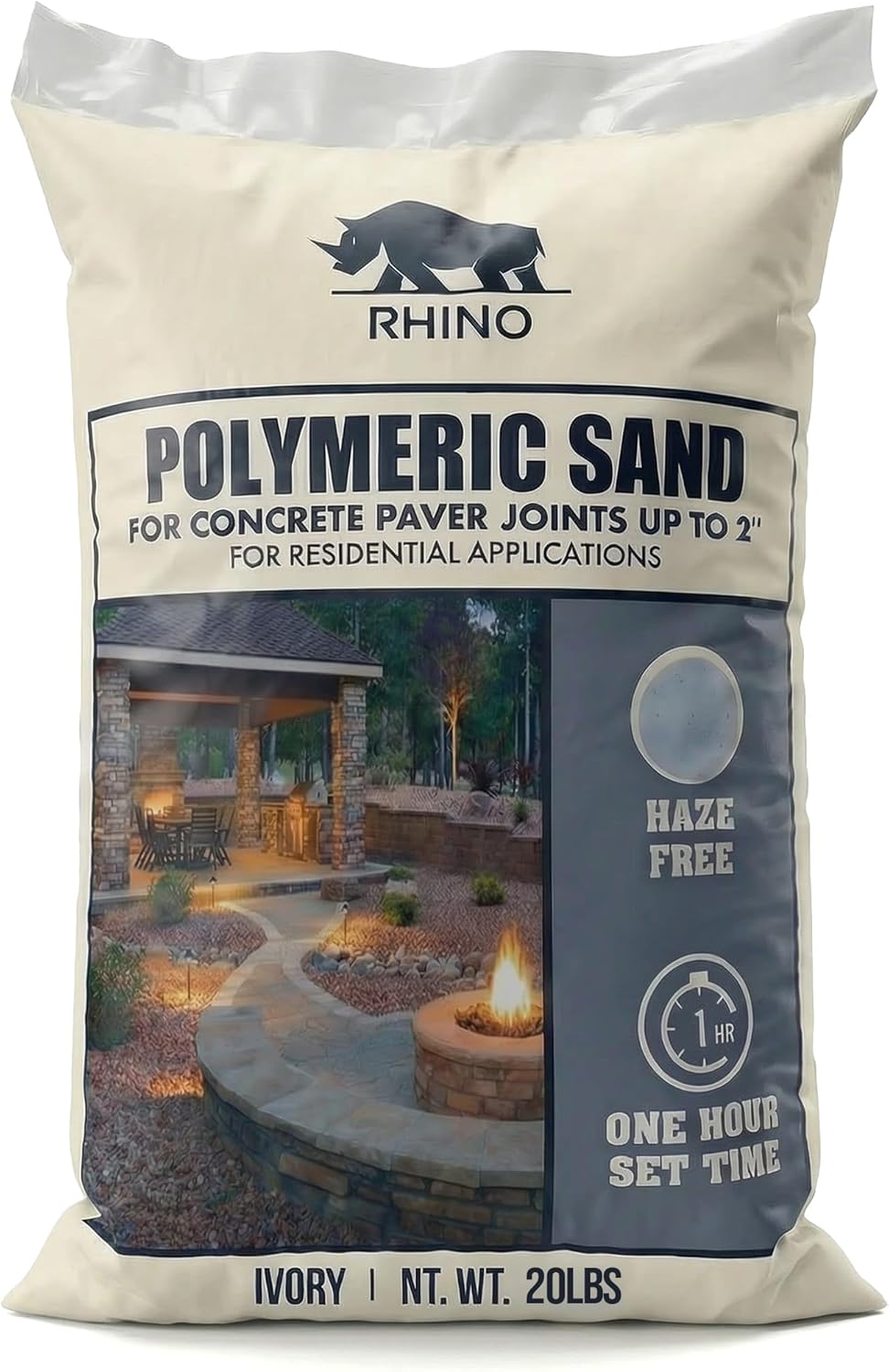 Rhino Power Bond Plus - Polymeric Sand for Pavers and Stone Joints up to a Maximum of 2 inches. (10 Pound, Brown) - Image 13