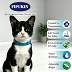 Monipgu cat collar 2-pack set with included grooming comb