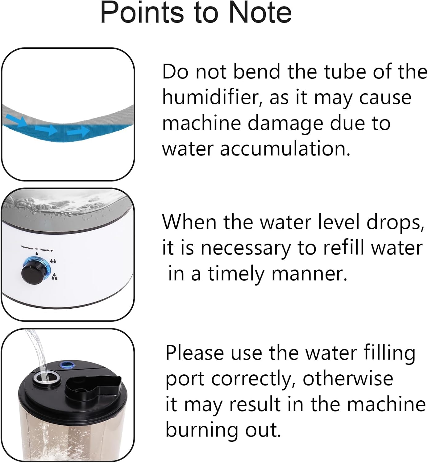 Hoqqf pet humidifier control knob and base design