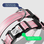 Size adjustable strap feature of WhoseID pet collar
