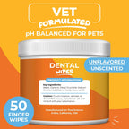 Dog & Cat Teeth Cleaning Wipes - Dental Finger Wipes for Cats & Dogs - Pet Toothbrush & Tooth Brushing Kit - Effective Teeth Cleaner (Unscented) - Image 5