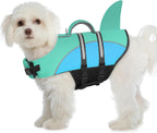 Queenmore Dog Life Jacket Small Dog Life Vest for Swimming Boating in Pool Lake with Shark Fin, Rescue Handle, Leash Hook, Reflective Strip,Light Weight - Image 15