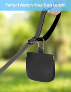 Close up of Rbibei treat pouch stainless steel hinge mechanism