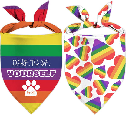 4th of July Dog Bandanas, Adjustable Independence Day Holiday Party Pet Decorations 2 Pack, Patriotic Bandana American Flag Triangle Bibs Cat Scarf Set - Image 14