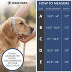 Spark Paws dog collar showing soft cushioned interior padding