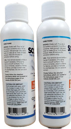 SCOE 10X two pack spray bottle refills showing concentrate instructions for biological waste cleaning