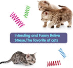 Kitys Fatch interactive kitten coils compressed and bouncing to demonstrate erratic movement capabilities.