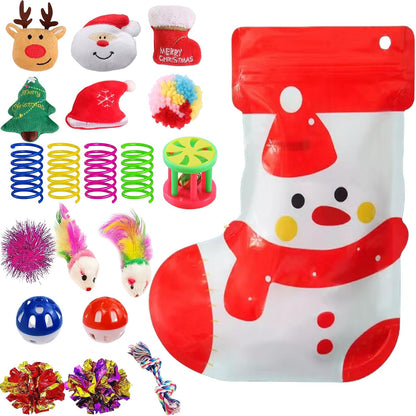46 PCS Cat Toys for Indoor Cats, Kitten Toys with Cat Spring Toy, Mint Catnip with Crinkle Mouse Ball for Indoor Cats Kittens Exercise - Image 10