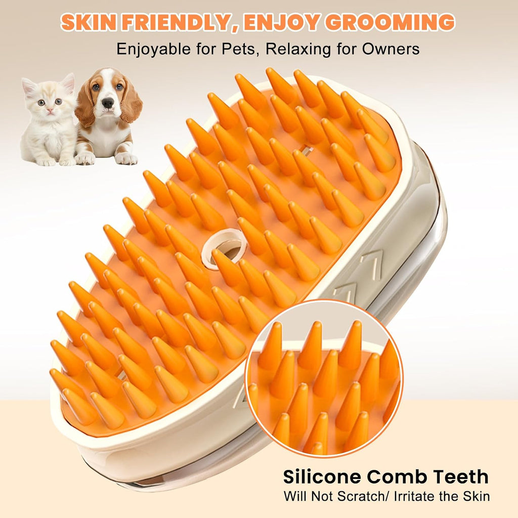 Side profile of Arvion pet deshedding tool with steam function