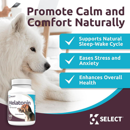 K9 Select canine composure chews nutritional facts label