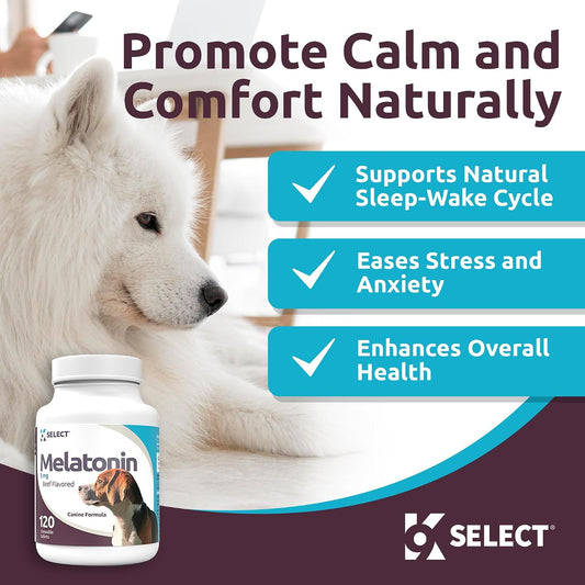 K9 Select canine composure chews nutritional facts label